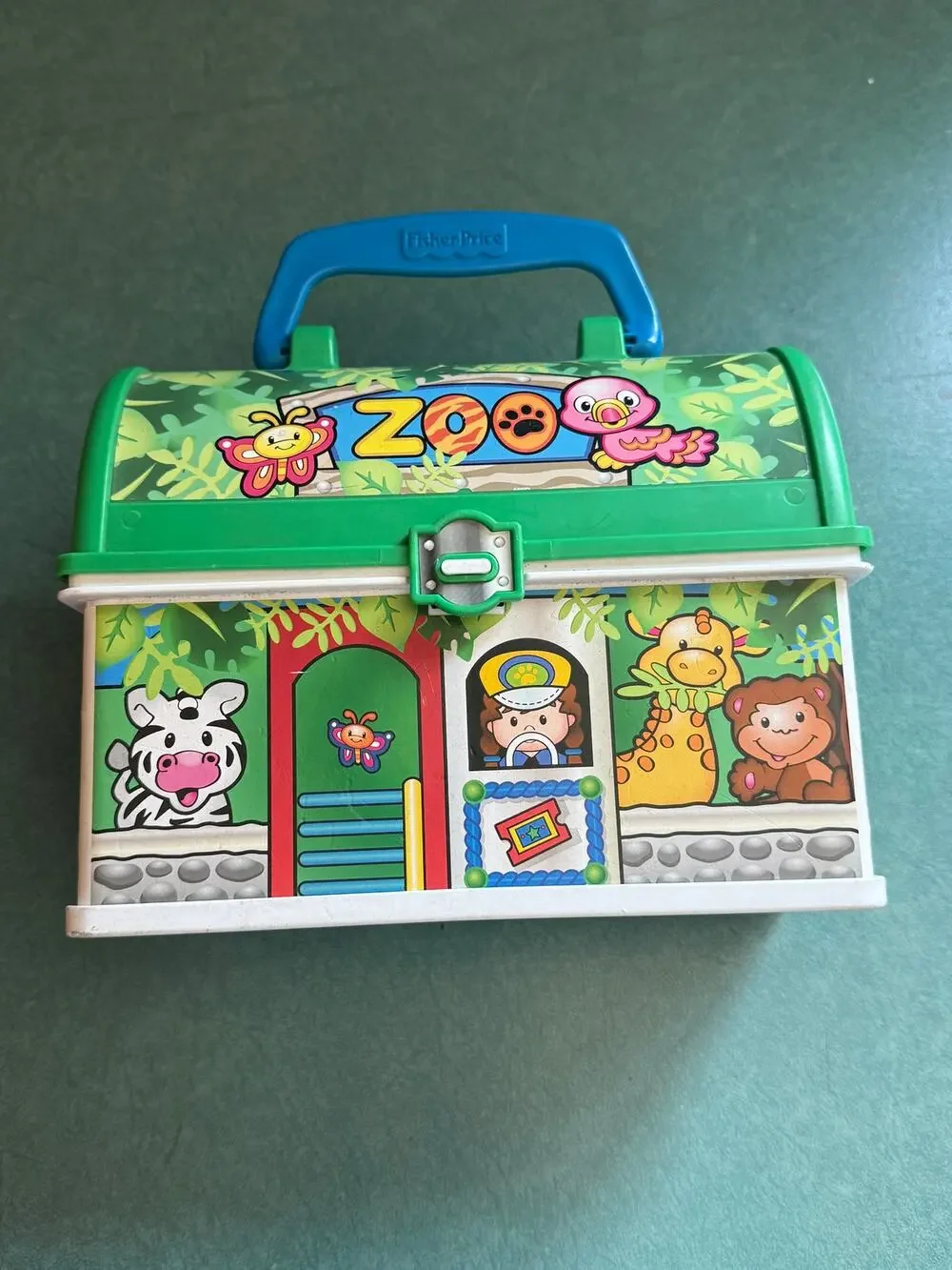 2008 Fisher-Price Little People On The Go Zoo Carrying Case